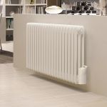 Radiador eléctrico Tesi 3 EH de 8 elementos en acero blanco